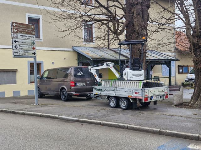 Prevoz Mini bagra Vransko